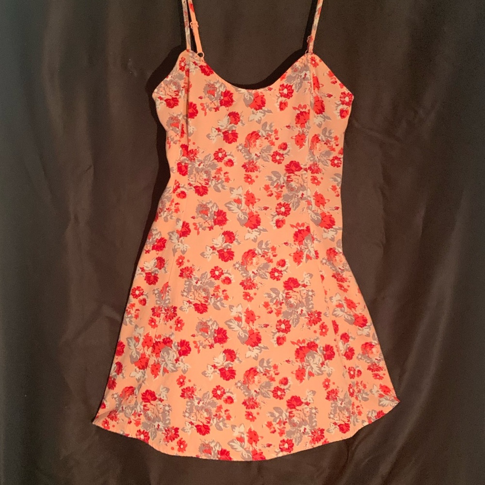 Pink Floral Dress